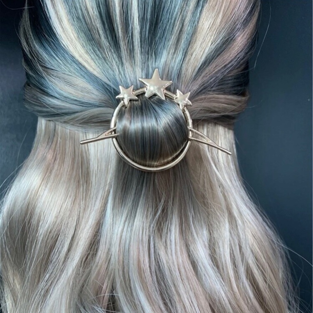 Gold Stars Hairpin